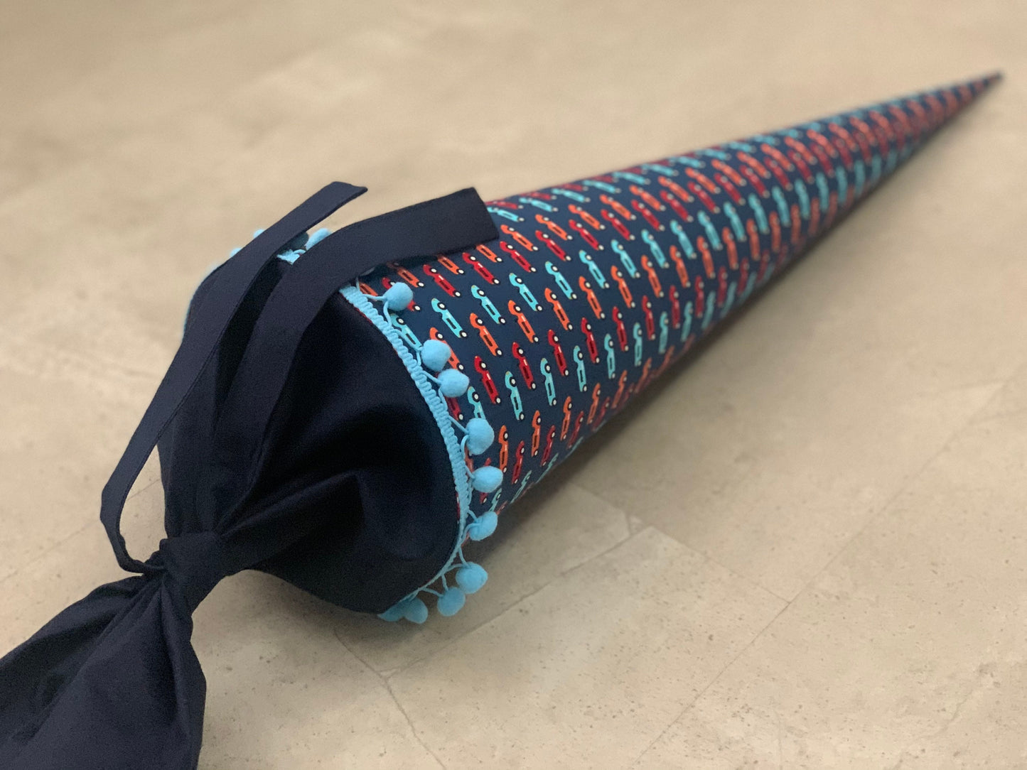 Schultüte, Zuckertüte Einschulung 70cm Handmade - Autos