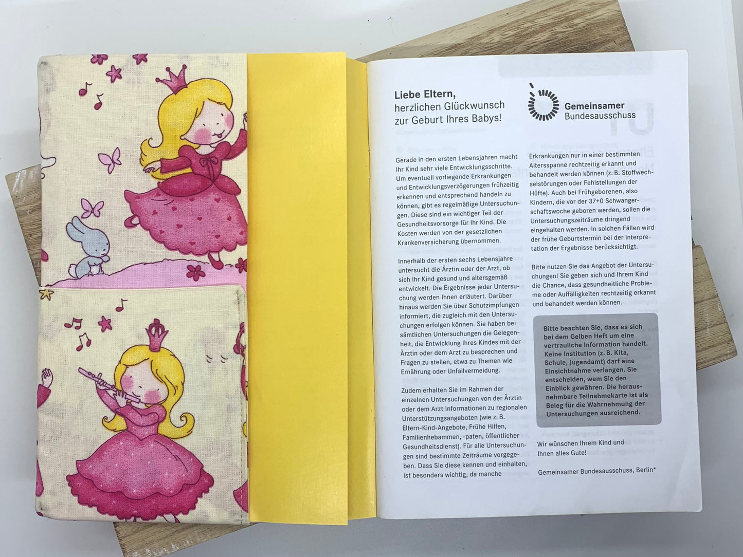 U-Heft Hülle - Prinzessin