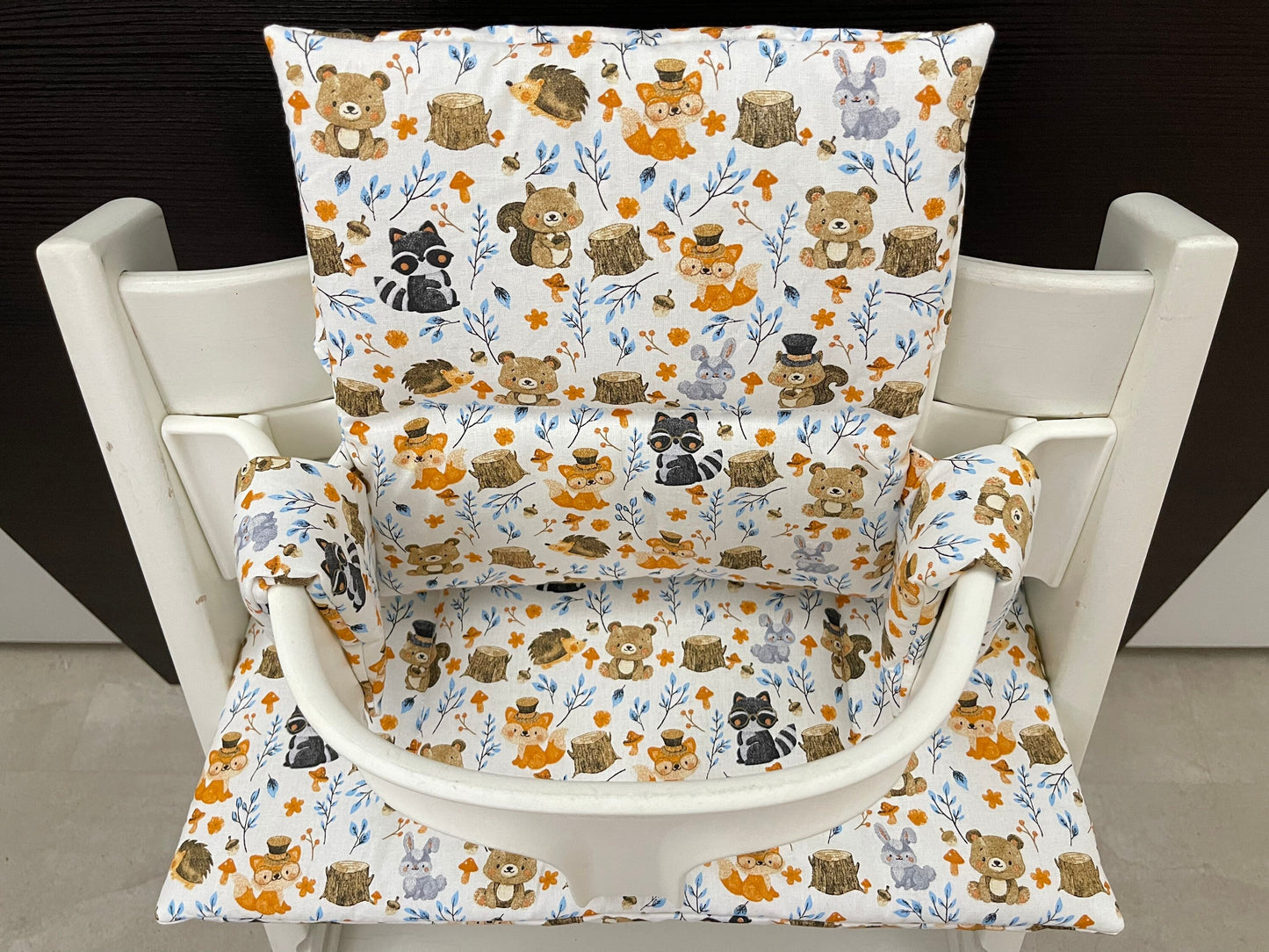 Tripp Trapp Sitzkissen Kissenset für Stokke Hochstuhl - Waldtiere Herbstlich