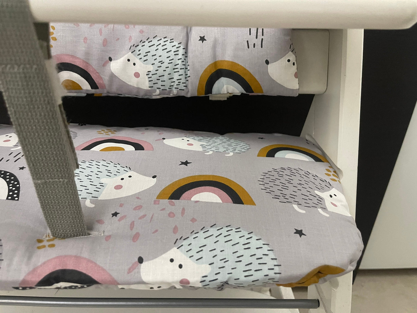 Sitzkissen Kissenset für Hauck Alpha, Tray, Beta Hochstuhl - Igel