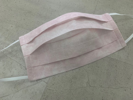 EINLAGIG MASKE DÜNN Maske Behelfsmaske Mundschutz Mundbedeckung Rosa Marmor