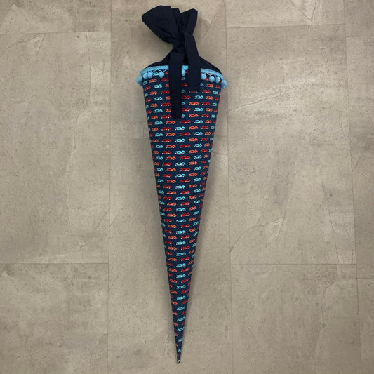 Schultüte, Zuckertüte Einschulung 70cm Handmade - Autos