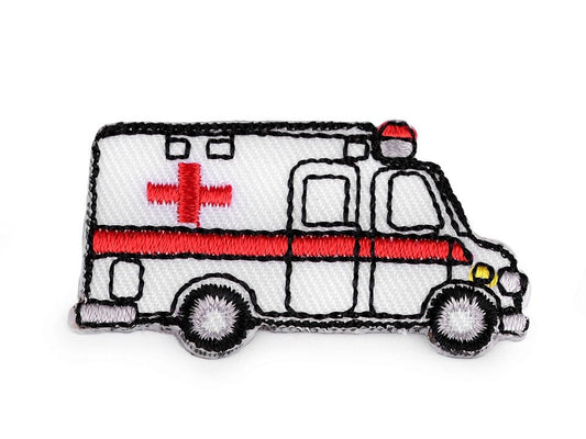 Aufbügler Aufnäher Applikation Krankenwagen
