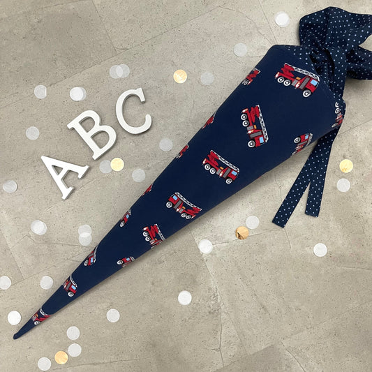 Schultüte Zuckertüte Einschulung Groß 70cm Handmade / Feuerwehr