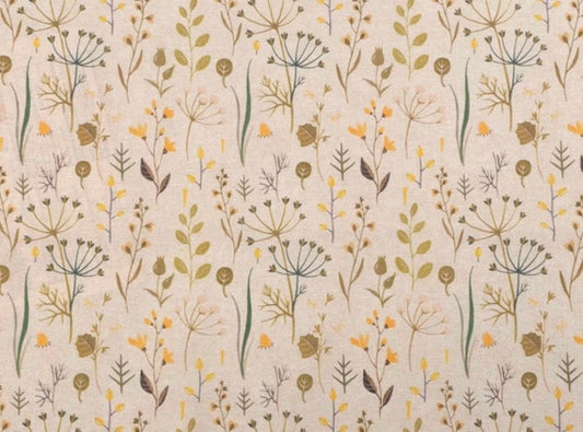 Utensilo für Tripp Trapp oder Hauck Alpha Hochstuhl, Hochstuhltasche - Blumen Natur