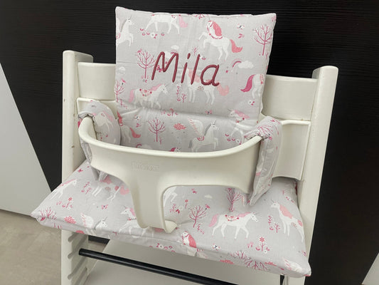 Tripp Trapp Kissenset für Stokke Hochstuhl - Einhorn